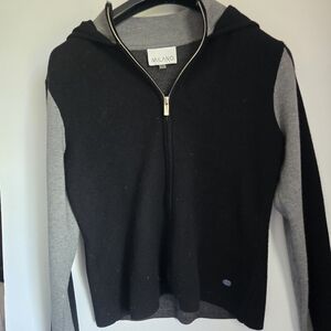 Milano Black and Gray Women's Sweater